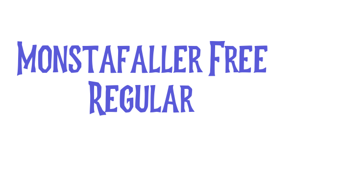 Monstafaller Free Regular Font Download