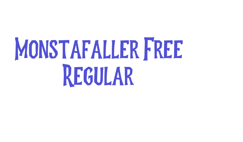 Monstafaller Free Regular-font-download