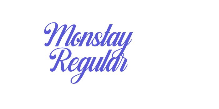 Monstay Regular Font Download