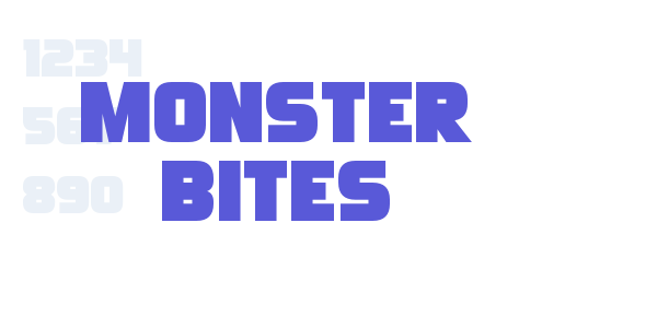 Monster Bites font