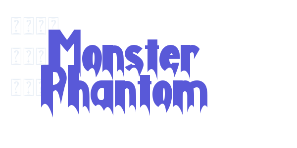 Monster Phantom font free