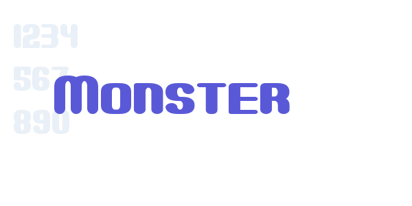 Monster font