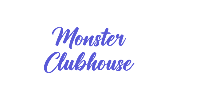 Monster Clubhouse Font Download