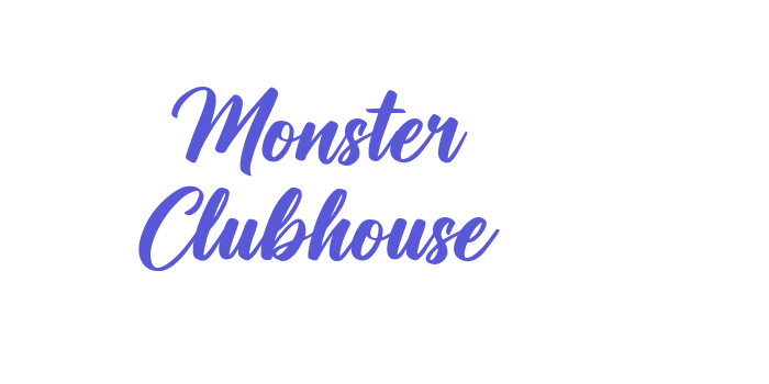 Monster Clubhouse Font