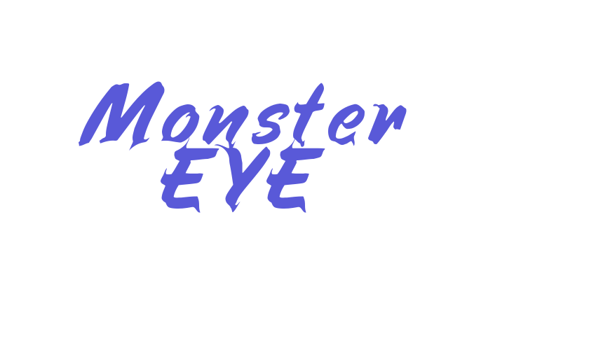 Monster EYE Font Download