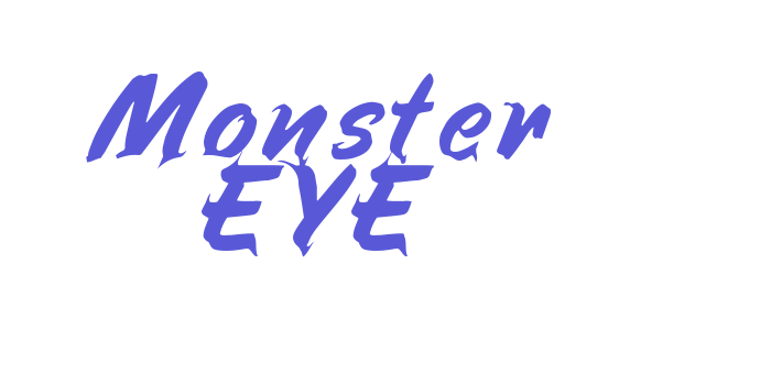 Monster EYE Font Download