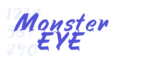 Monster EYE-font-download