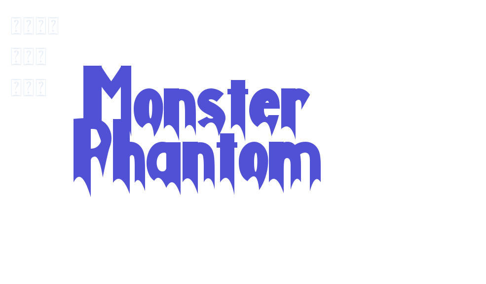 Monster Phantom-font-download