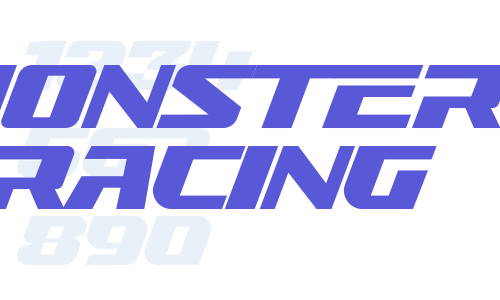 Monster Racing Font Download