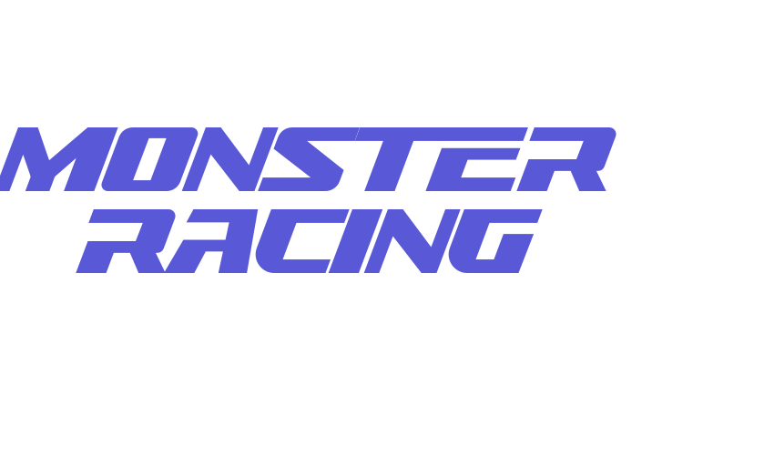 Monster Racing Font Download