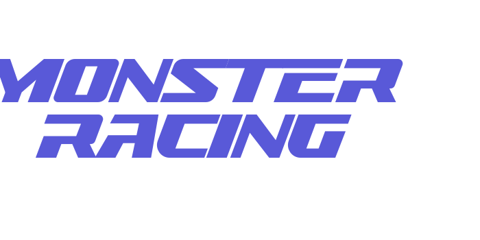 Monster Racing Font Download