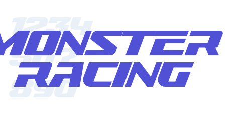 Monster Racing-font-download