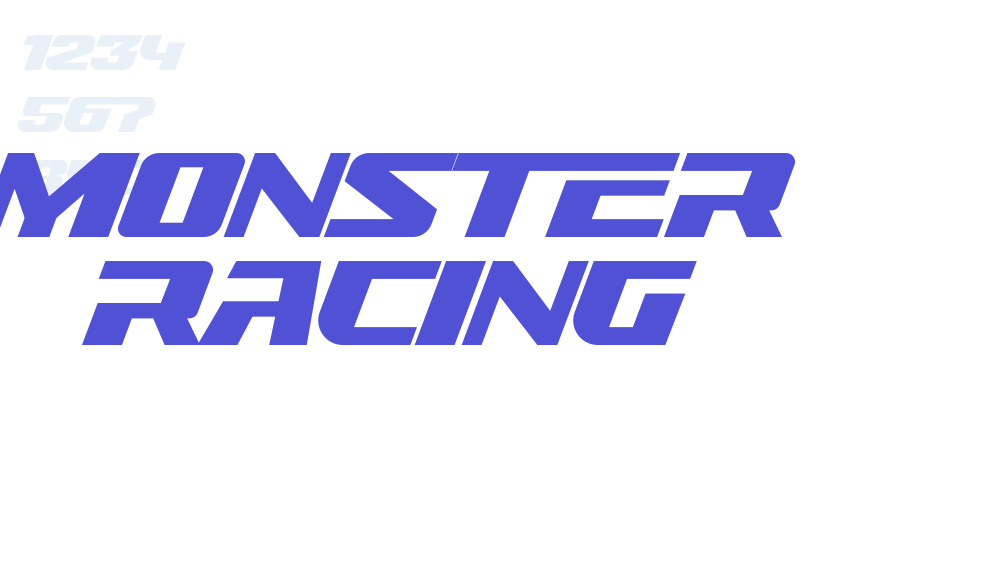 Monster Racing-font-download