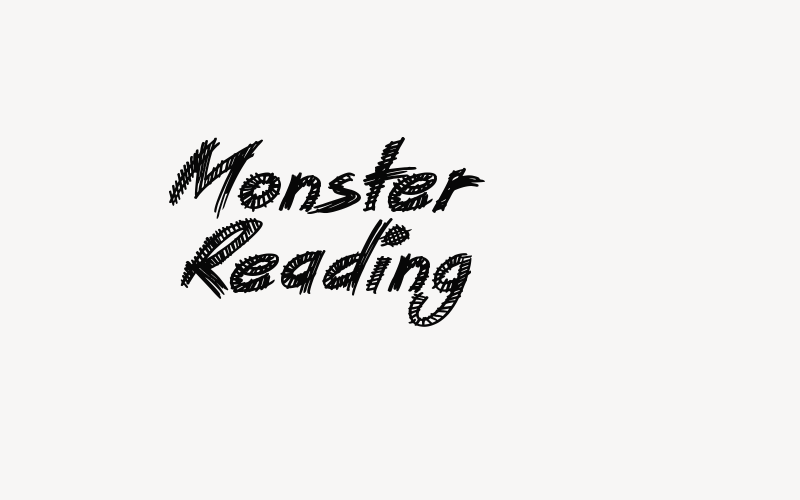 Monster Reading Font