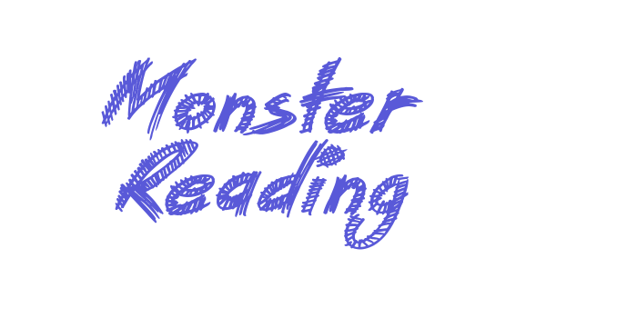 Monster Reading Font