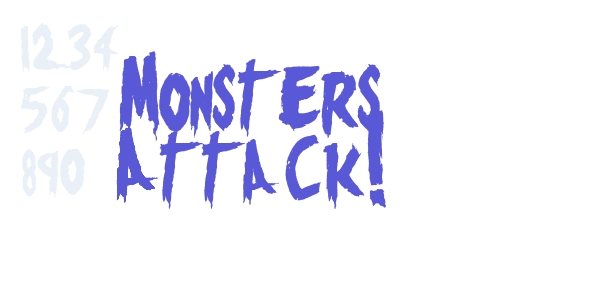 Monsters Attack! font