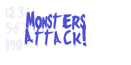 Monsters Attack!-font-download
