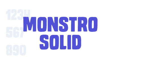 Monstro Solid-font-download