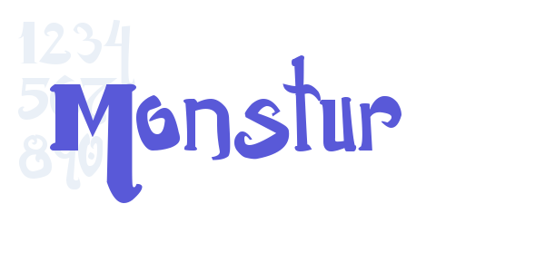 Monstur font