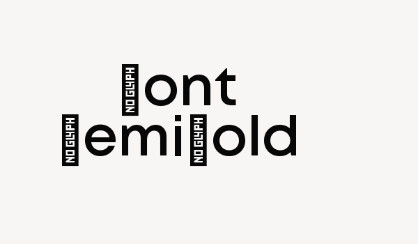 Mont SemiBold Font