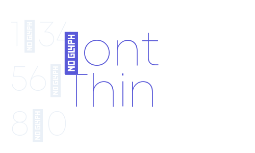 Mont Thin Font Download