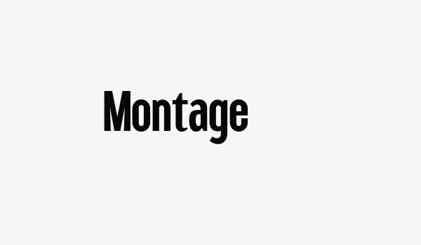 Montage Font