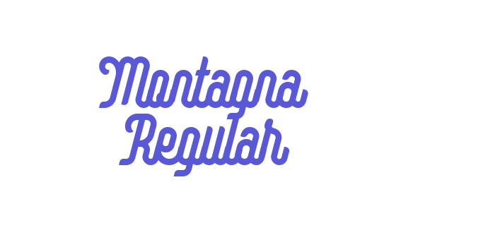 Montagna Regular Font Download