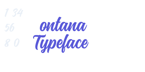 Montana Typeface font free