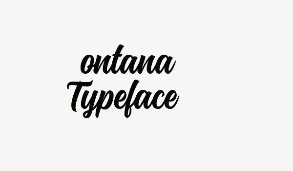 Montana Typeface Font