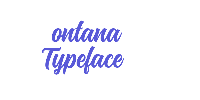 Montana Typeface Font