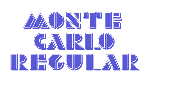 Monte Carlo Regular Font Download