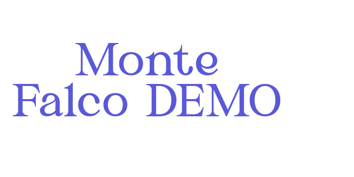 Monte Falco DEMO Font Download