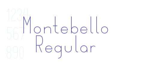 Montebello Regular-font-download