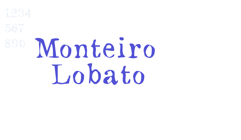 Monteiro Lobato-font-download