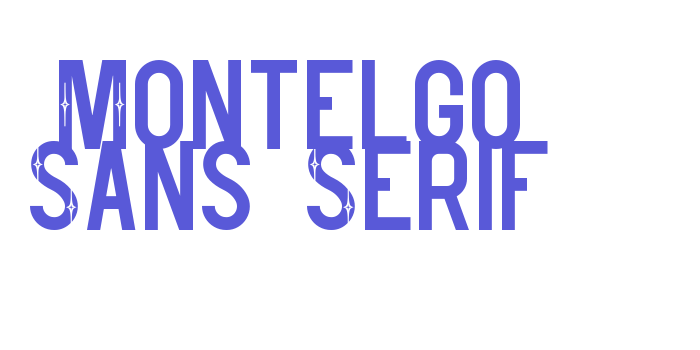 Montelgo Sans Serif Font Download