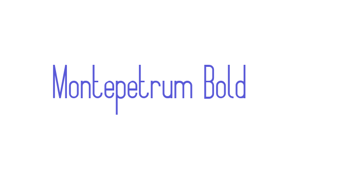 Montepetrum Bold Font Download