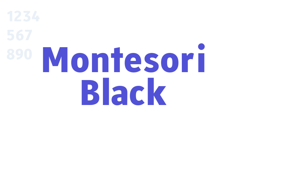 Montesori Black-font-download