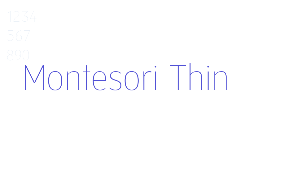 Montesori Thin-font-download