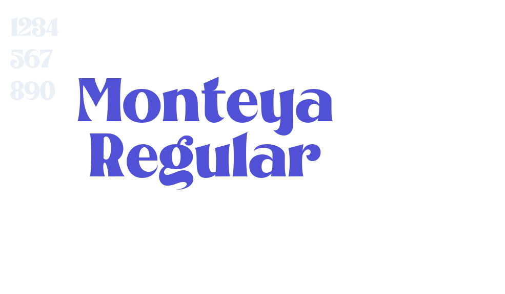 Monteya Regular-font-download