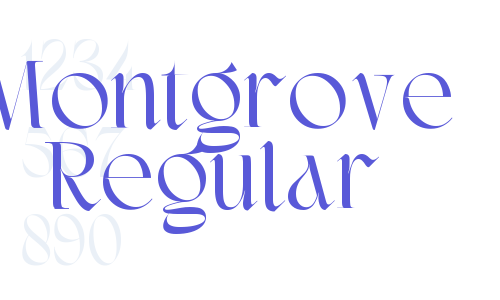 Montgrove Regular Font Download