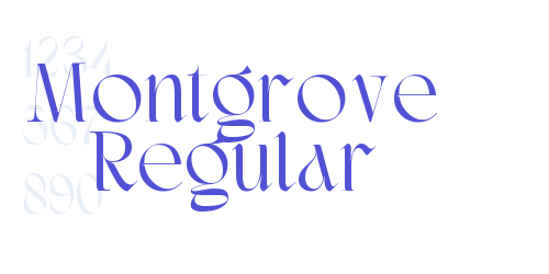 Montgrove Regular-font-download