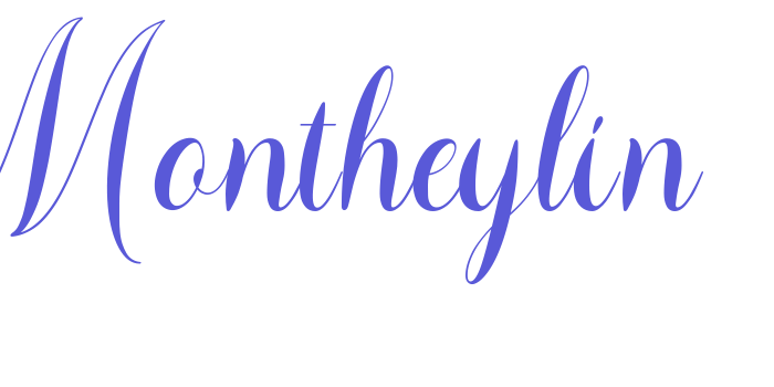 Montheylin Font Download