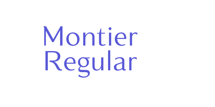 Montier Regular Font Download