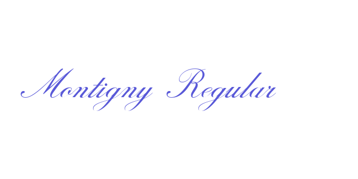 Montigny Regular Font Download