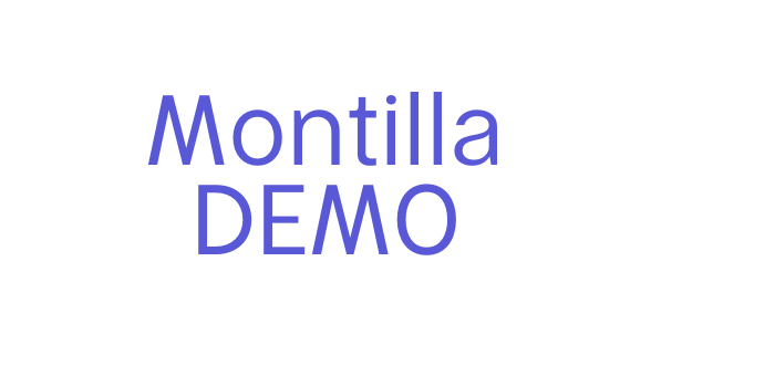 Montilla DEMO Font Download