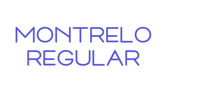 Montrelo Regular Font Download