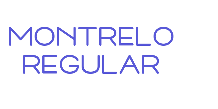 Montrelo Regular Font