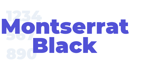 Montserrat Black-font-download