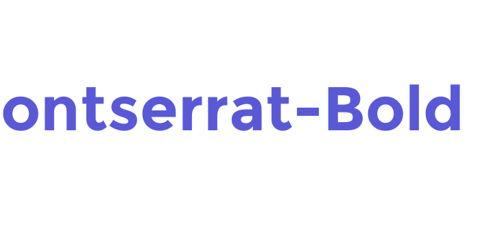 Montserrat-Bold Font Download