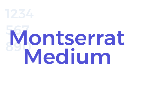Montserrat Medium